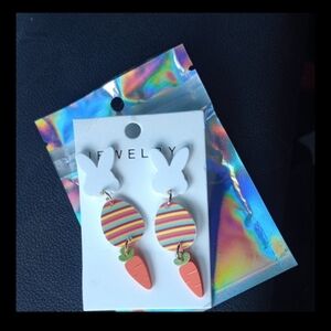 ♥️B🐰 5 / $20 Colorful Easter Bunny Earrings